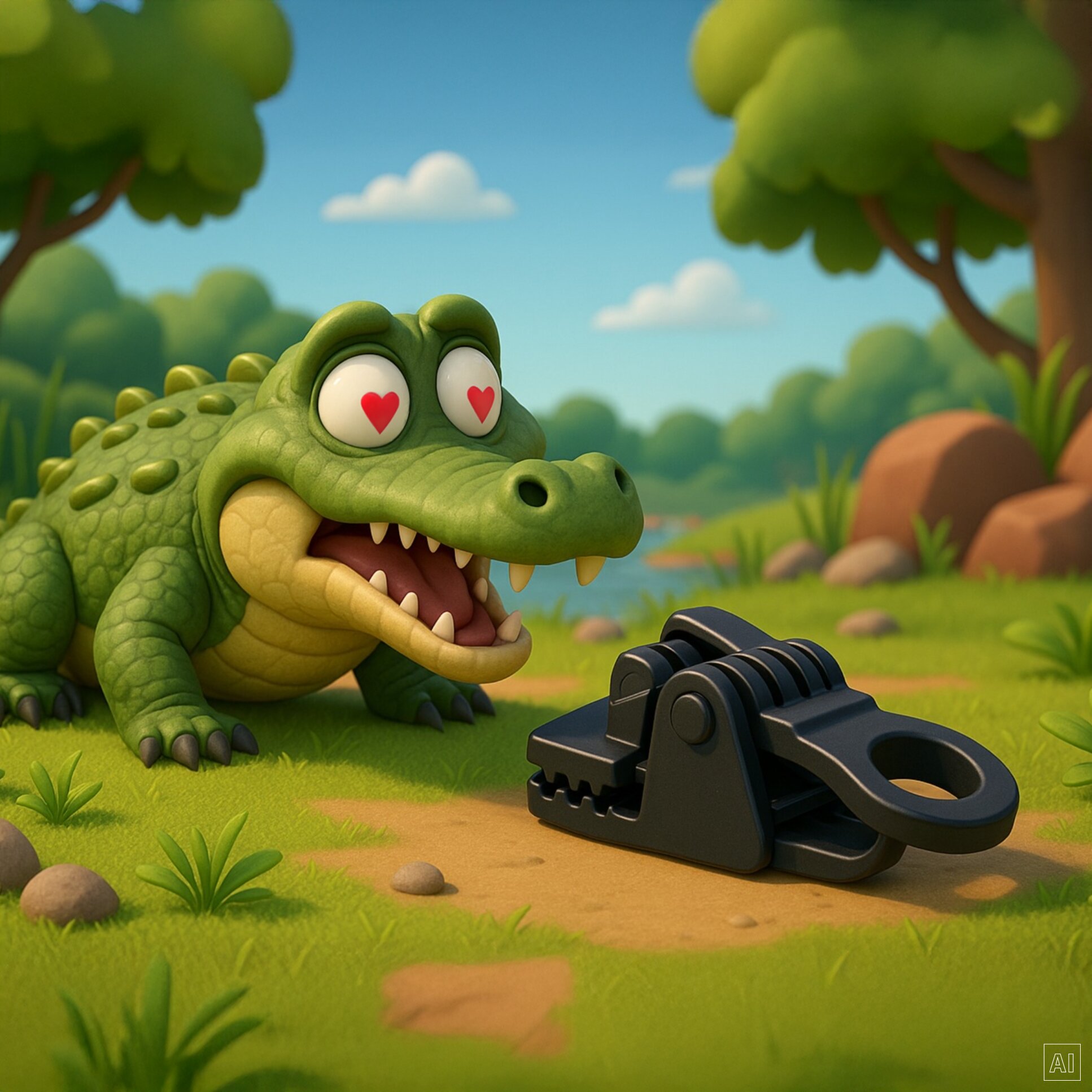 Product image 4 of the product “Spannklemmen-Set Kroko mit Klappverschluss ”