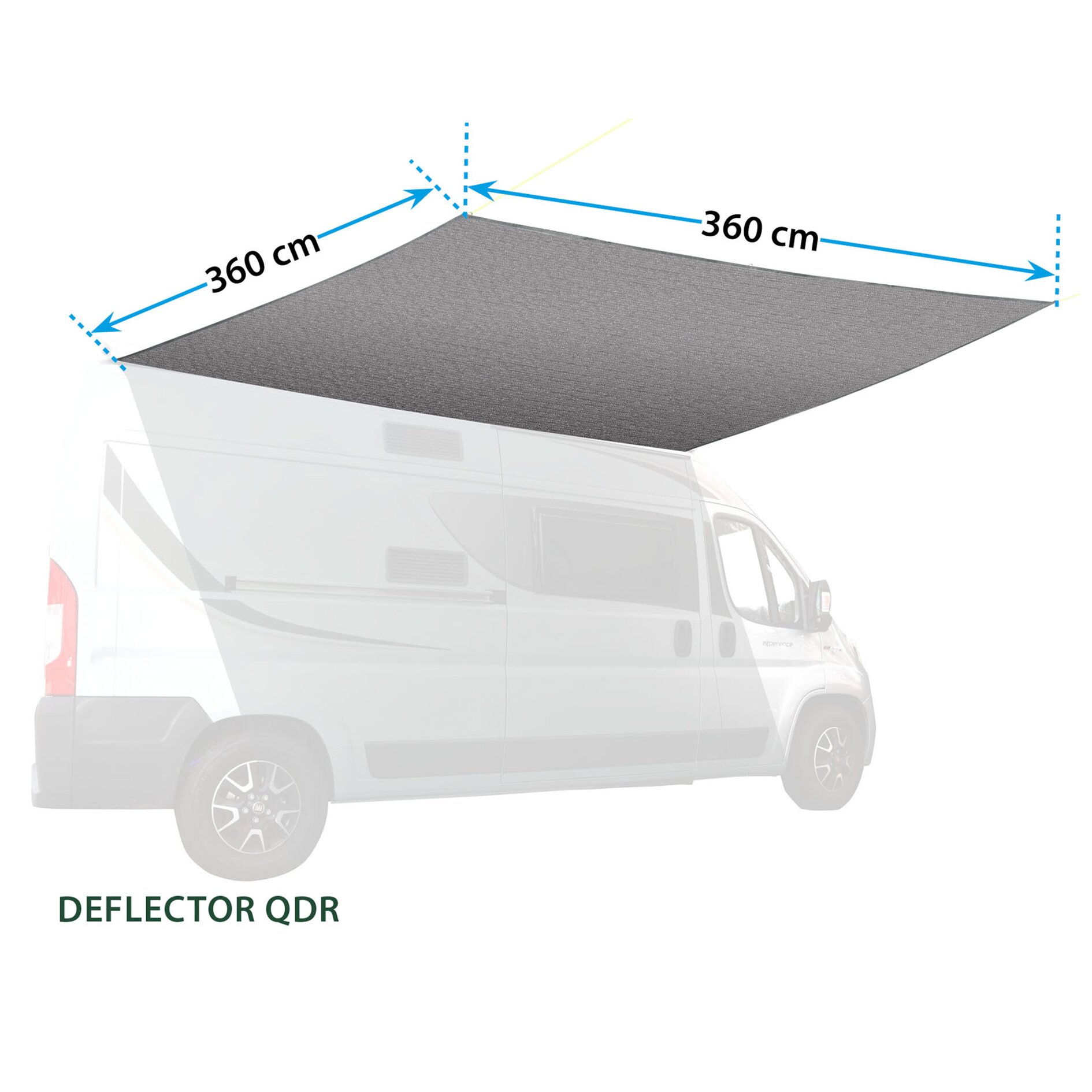 Artikelbild 4 des Artikels “Sonnensegel Deflector QDR 360 “