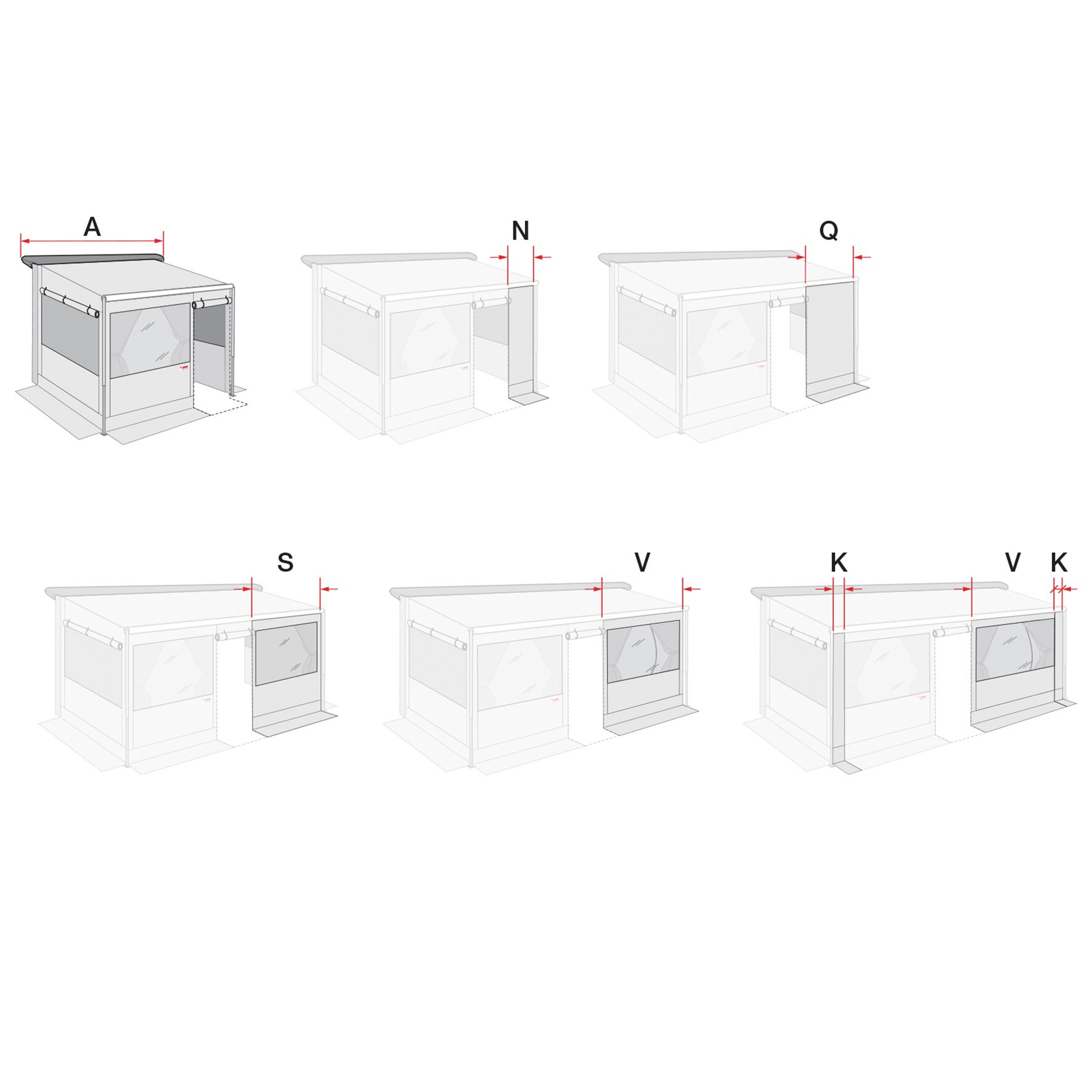 Product image 4 of the product “Markisenzelt Privacy Room CS Light und CS Light XL ”