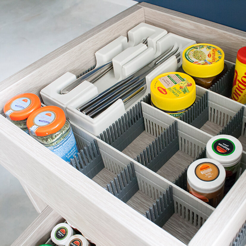 Product image 5 of the product “Stauleiste für Schubladen, hellgrau hellgrau”