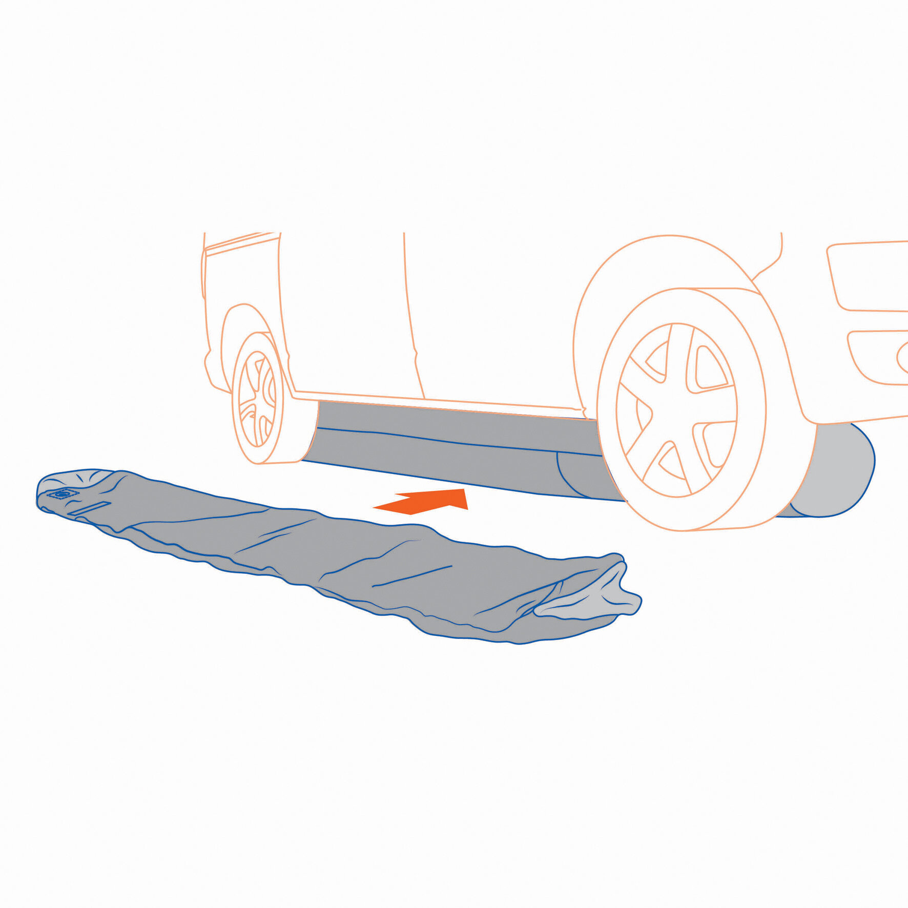Product image 5 of the product “Bodenschürze GT Seal Tube, 400 cm ”