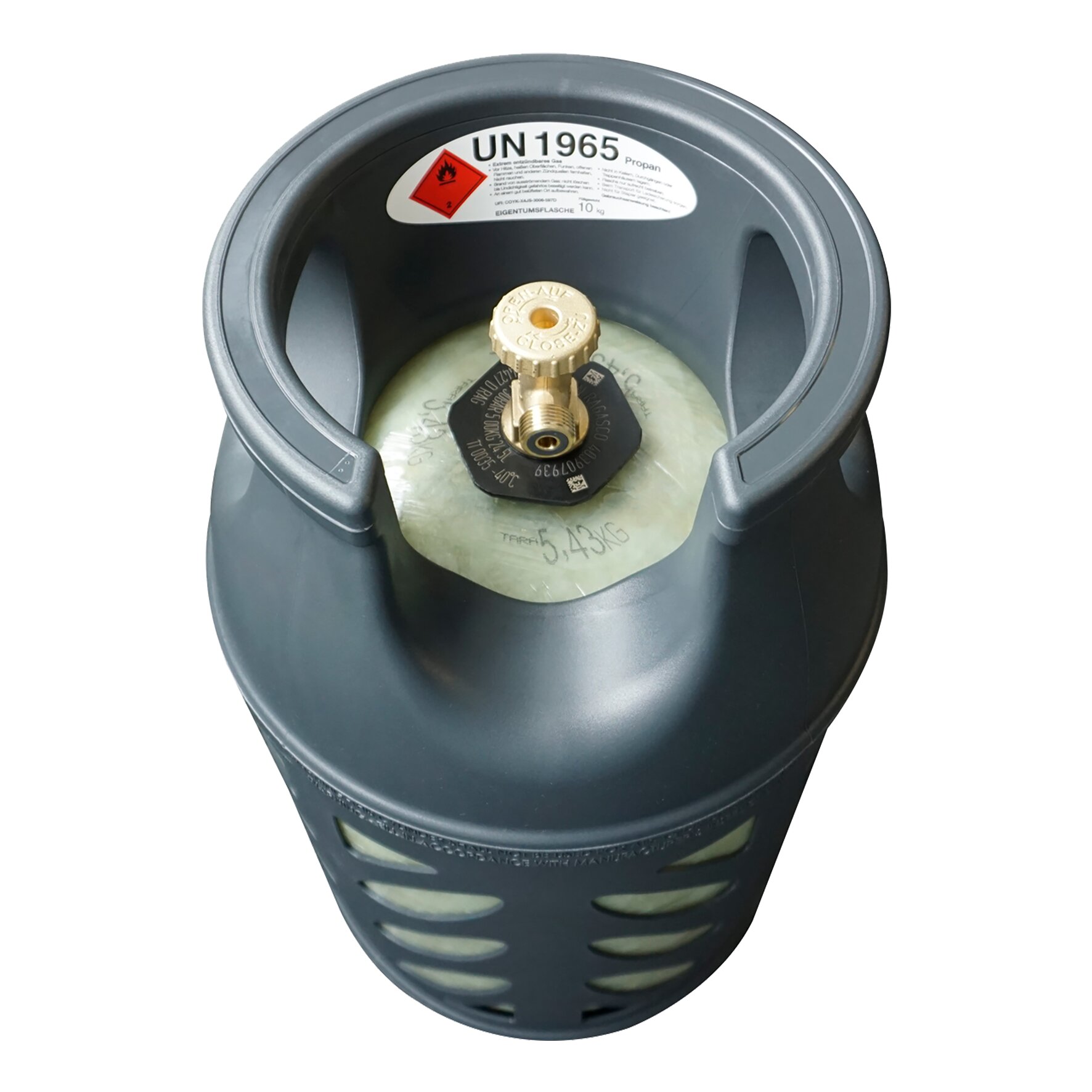 Product image 5 of the product “Gasflasche Kunststoff 10 kg, leer ”