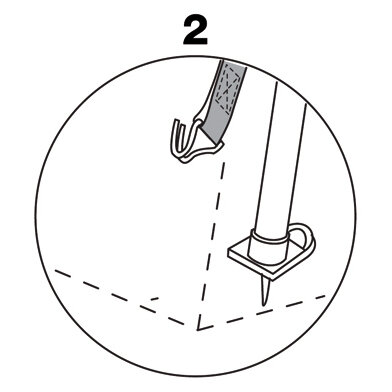 Product image 6 of the product “Sturmsicherung Isabella ”