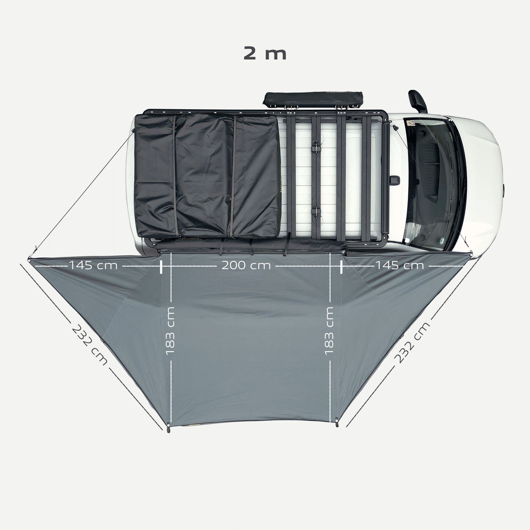 Product image 6 of the product “Markise Horizon 180°, 250 cm 250 cm”